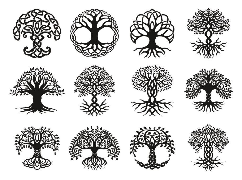 tree of life svg, tree svg, tree of life, tree wall art, flower of life ...