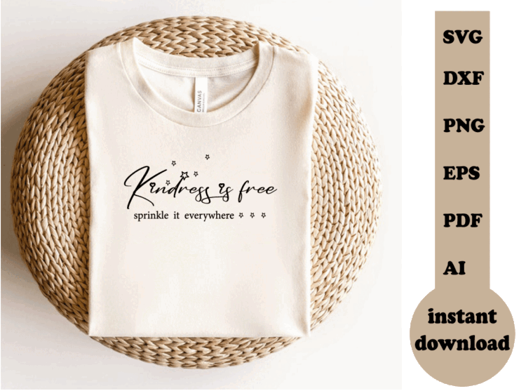 kindness is free sprinkle it everywhere svg