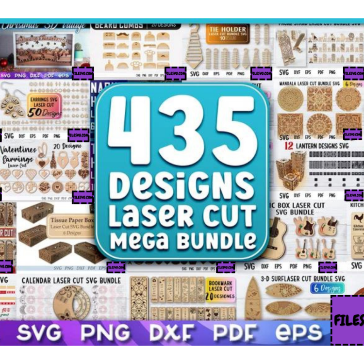 Laser Cut Mega Bundle SVG, CNC Files, Engraving SVG, cnc file laser, cnc file routter, bundle laser wood