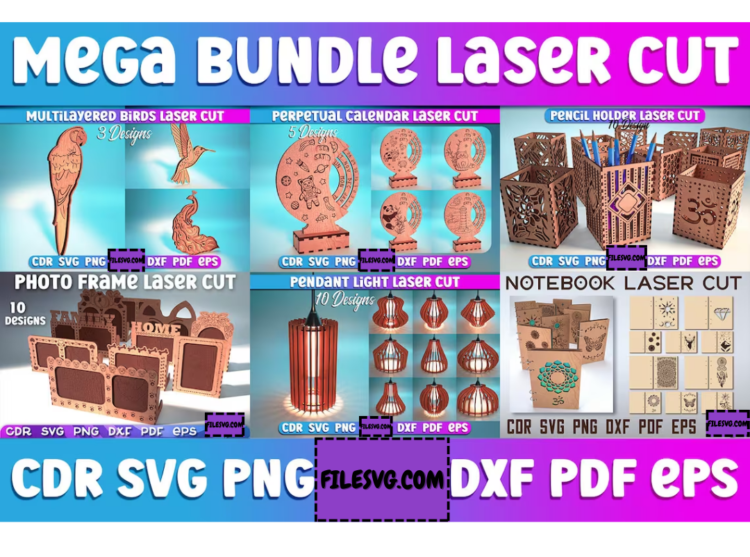 CNC design files collection,