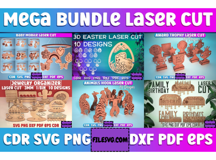 CNC laser file bundle,