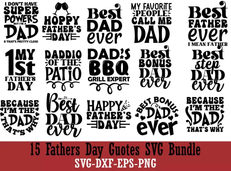 FATHERS DAY SVG