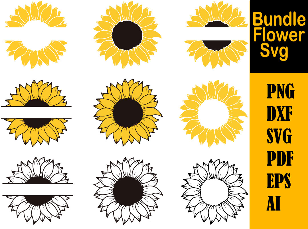 Sunflower Svg