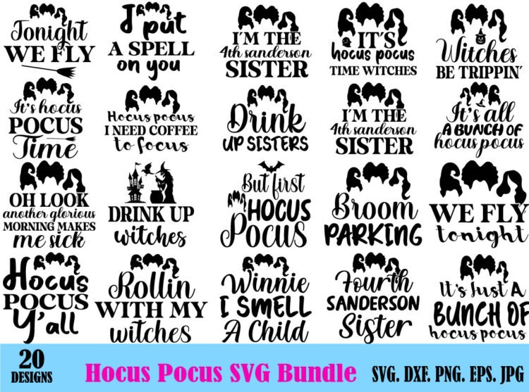 HOCUS POCUS SVG