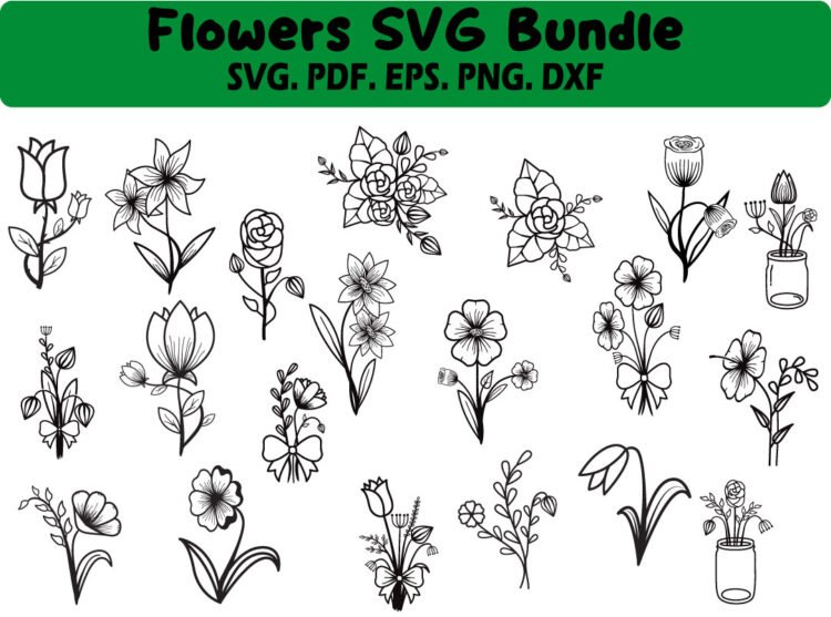 FLOWERS SVG