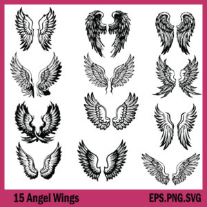 angel wings svg
