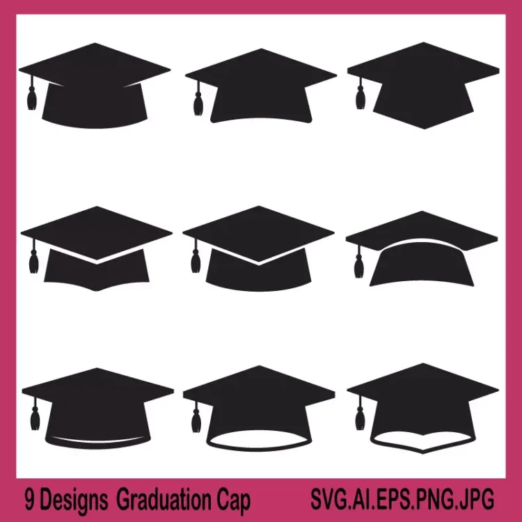 graduation cap svg