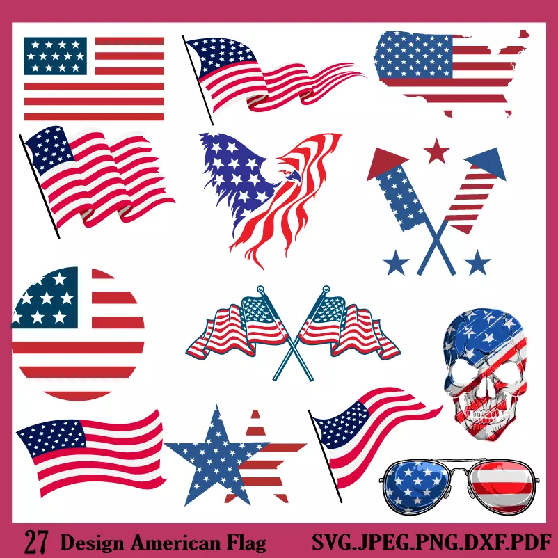 merican flag svg