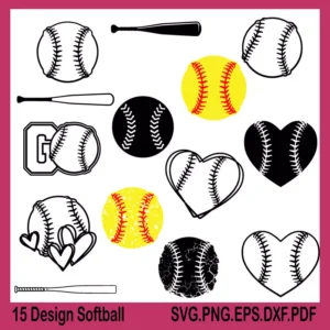 softball svg