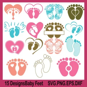 Baby Feet SVGBaby Feet SVG