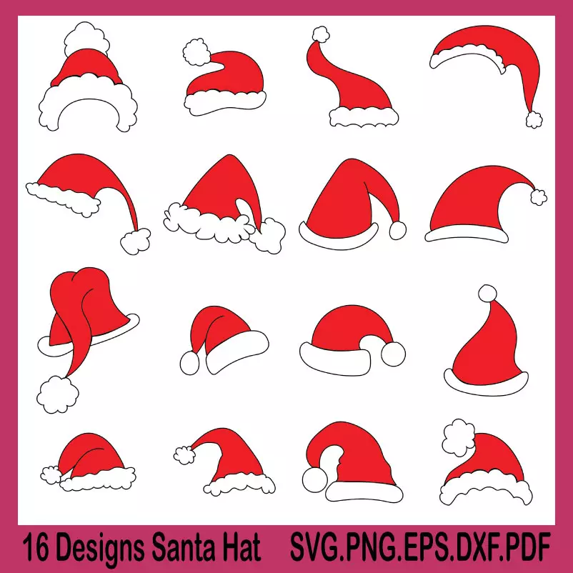 Santa Hat Svg