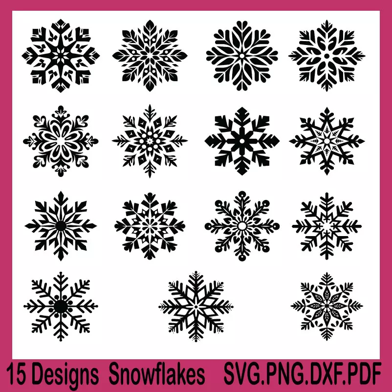 Snowflakes SVG