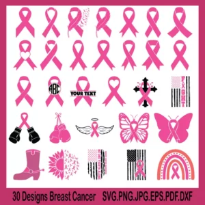 breast cancer svg