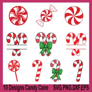 candy cane svg