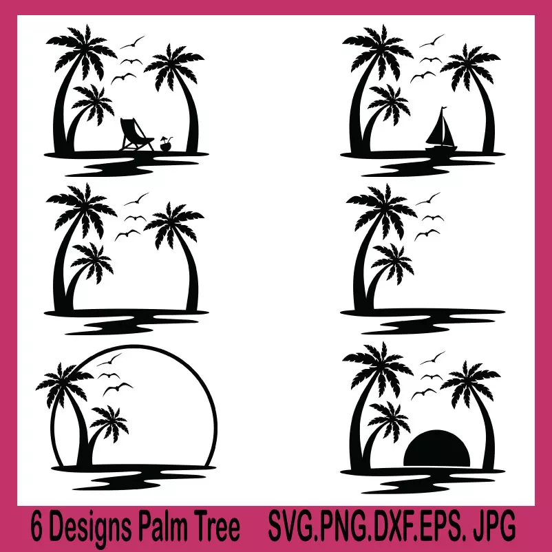 palm trees svg