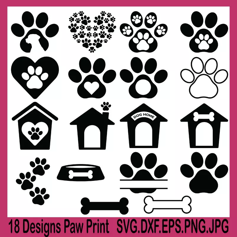 paw print svg