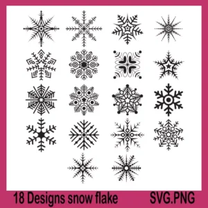 snow flake svg