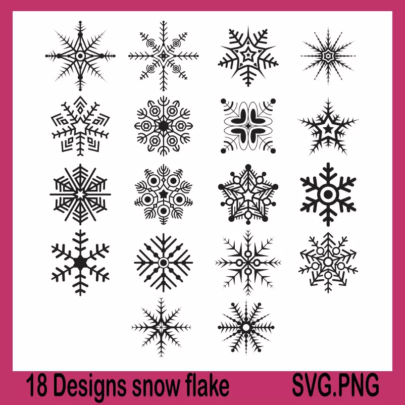 snow flake svg