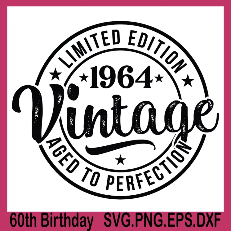 60th Birthday Svg, birthday svg, birthday squad svg
