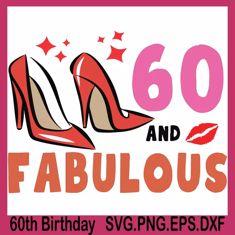 60th Birthday Svg, happy birthday svg, birthday queen svg