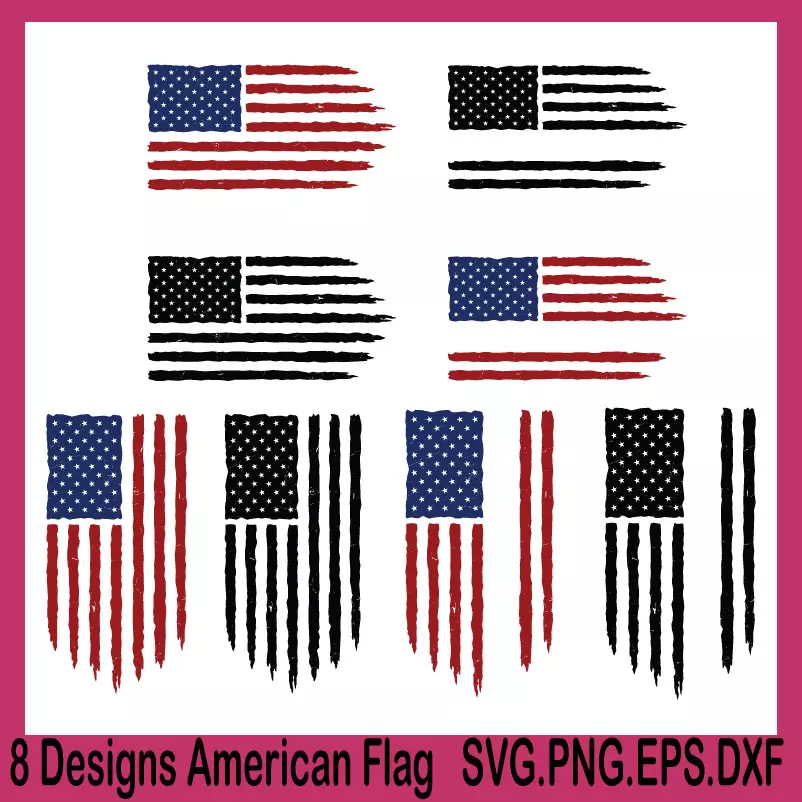 American Flag SVG