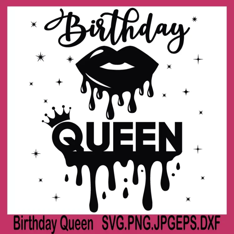 Birthday queen svg, birthday girl svg, birthday shirt svg