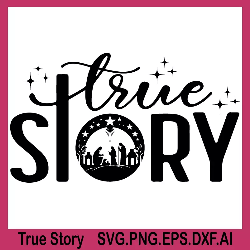 True Story SVG, a christmas story svg, family christmas shirts svg