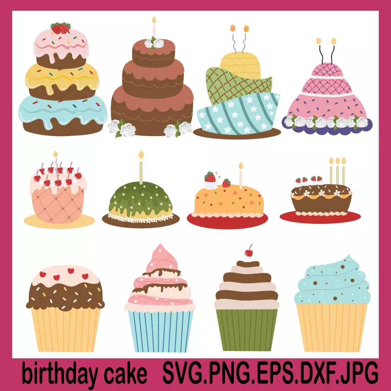 birthday cake svg, svg birthday, its my birthday svg