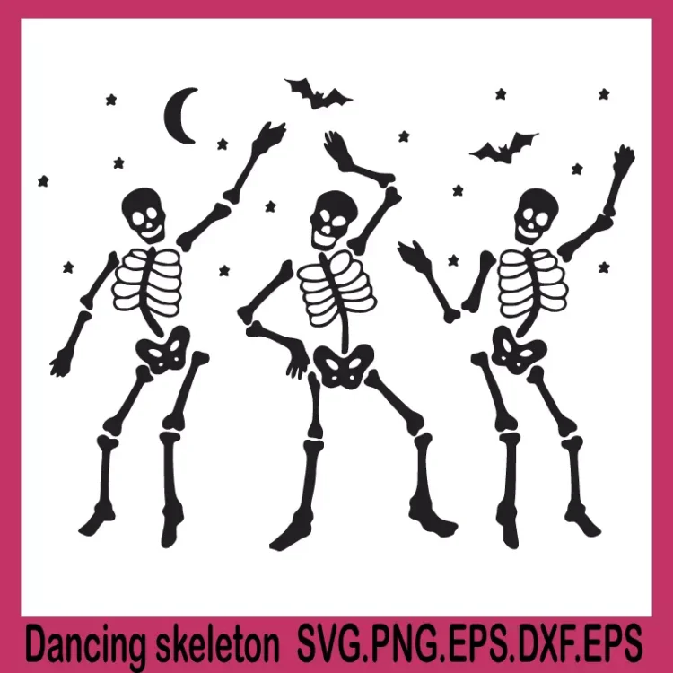 dancing skeleton svg, halloween skeleton svg, dancing skeleton svg