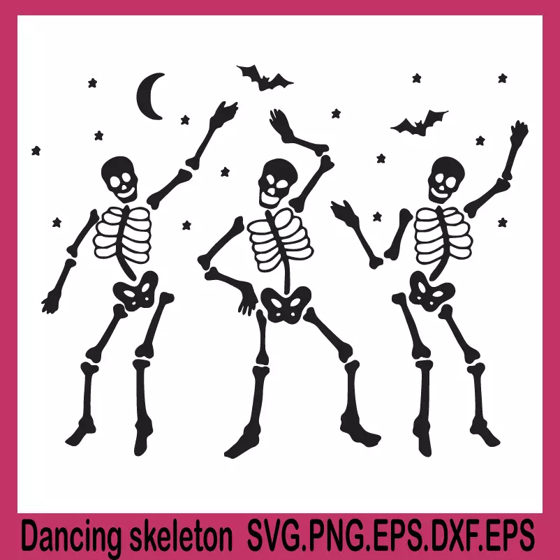 dancing skeleton svg, halloween skeleton svg, dancing skeleton svg