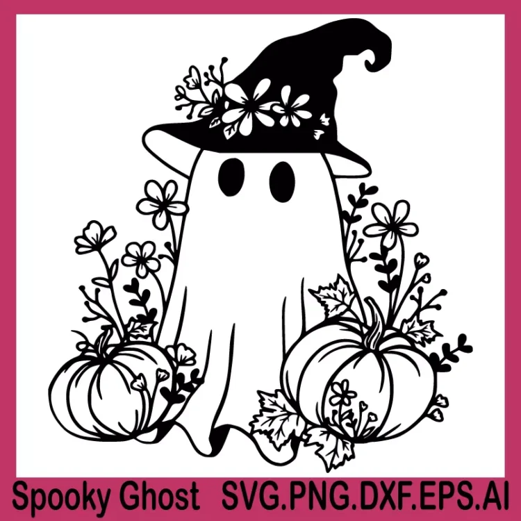 ghost svg, ghost face svg, Halloween svg