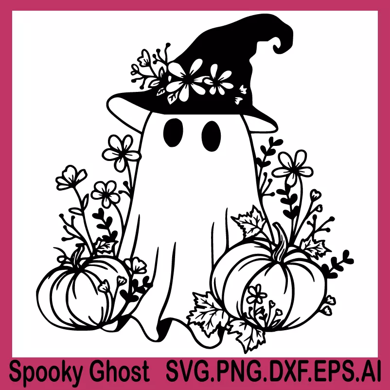 ghost svg, ghost face svg, Halloween svg