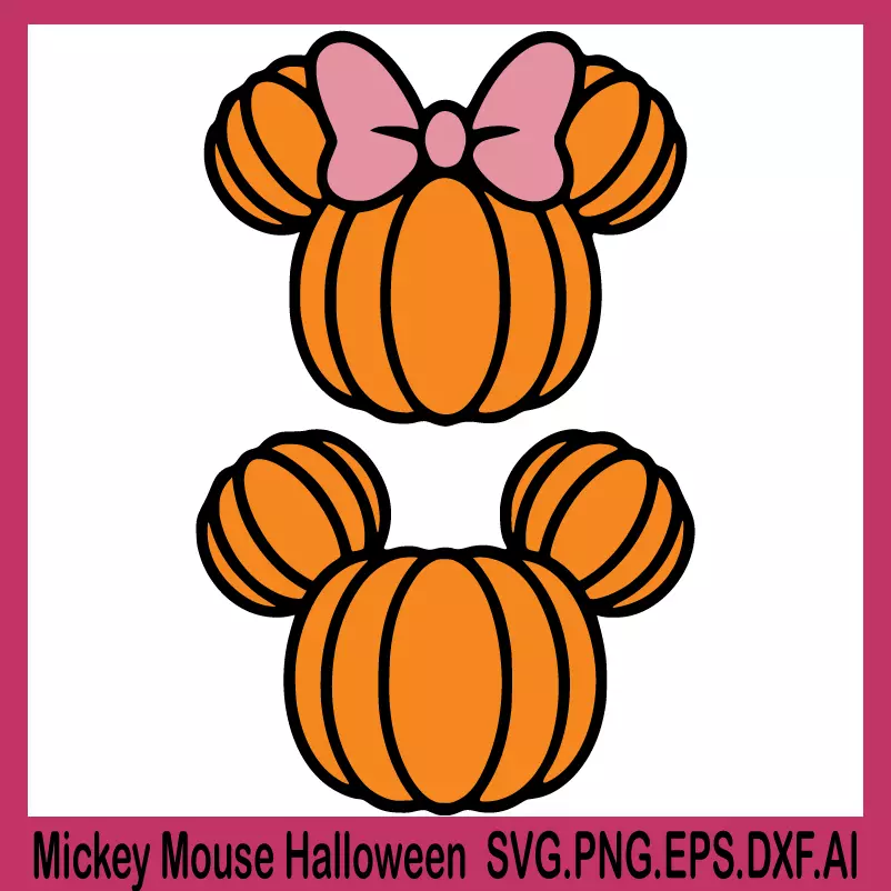 mickey mouse halloween svg, minnie mouse halloween svg, halloween pumpkin svg