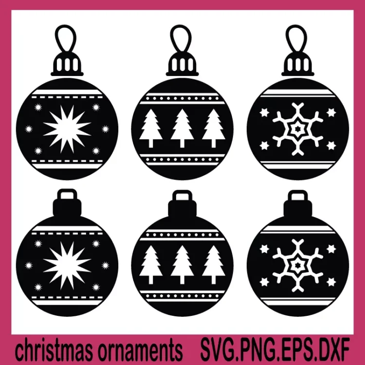 svg christmas ornaments, christmas ornament svg, christmas ornaments svg