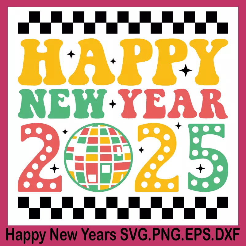 Happy New Years SVG, new years png, happy new year png