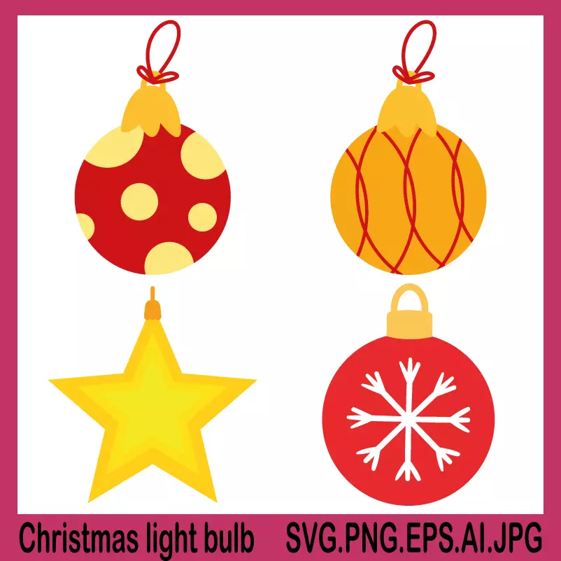 christmas light bulb svg, christmas svg designs, merry christmas svg