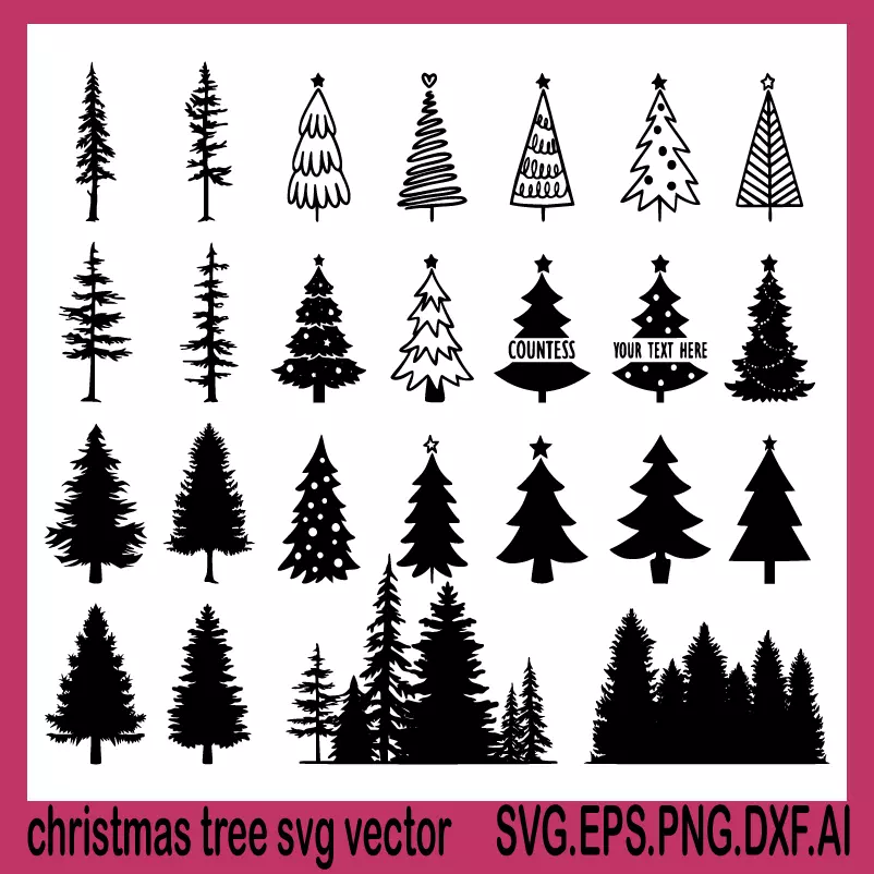 christmas tree svg, vector christmas shirts svg, cute christmas svg