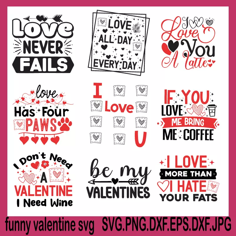 funny valentine svg, valentine svg, valentines day illustration svg