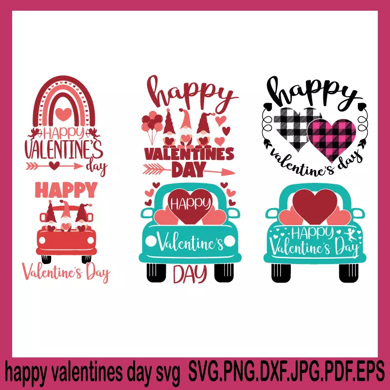 happy valentines day svg, valentine svg, valentines svg