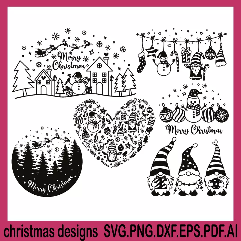 svg christmas designs, christmas svg, christmas tree svg