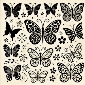 Butterflies SVG