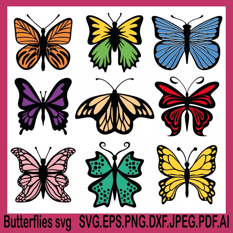 Butterflies svg, butterfly svg images, butterfly svg cricut