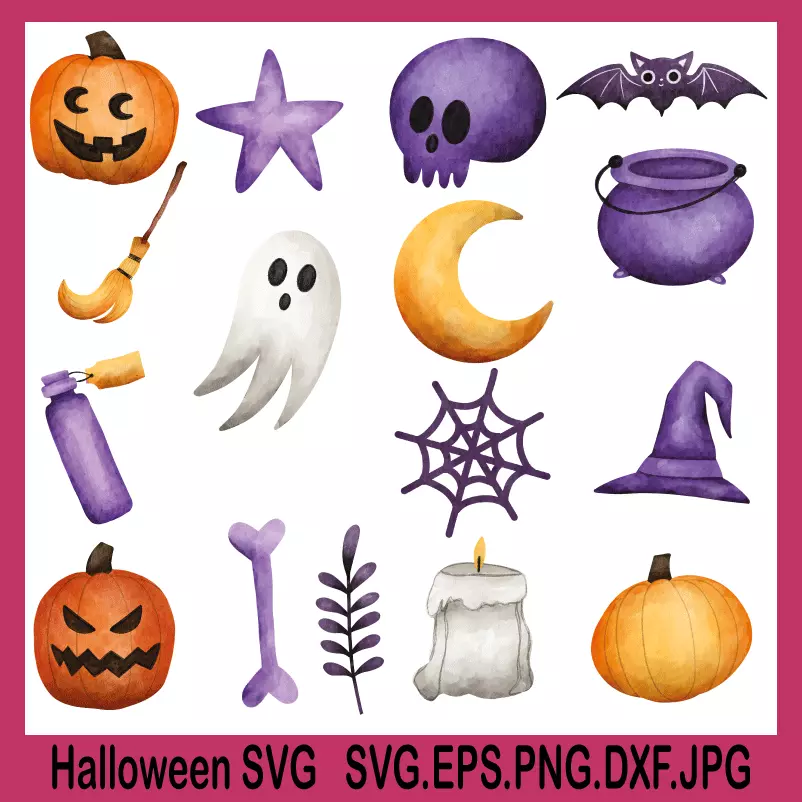 Halloween SVG, CUTE GHOST PNG, CUTE GHOST SVG