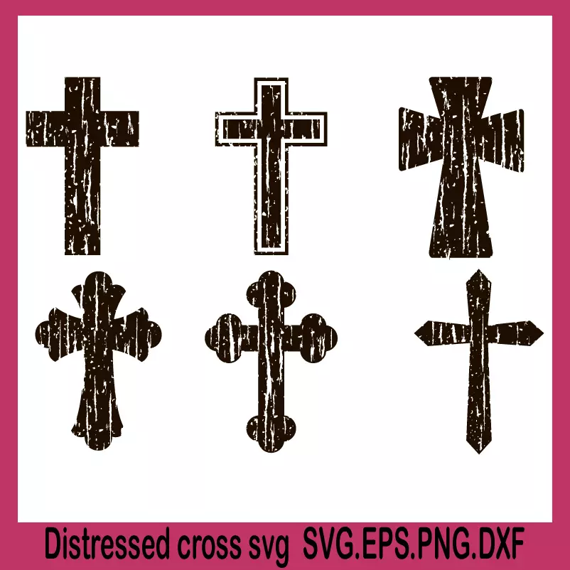 distressed cross svg, crosses svg, fancy cross svg