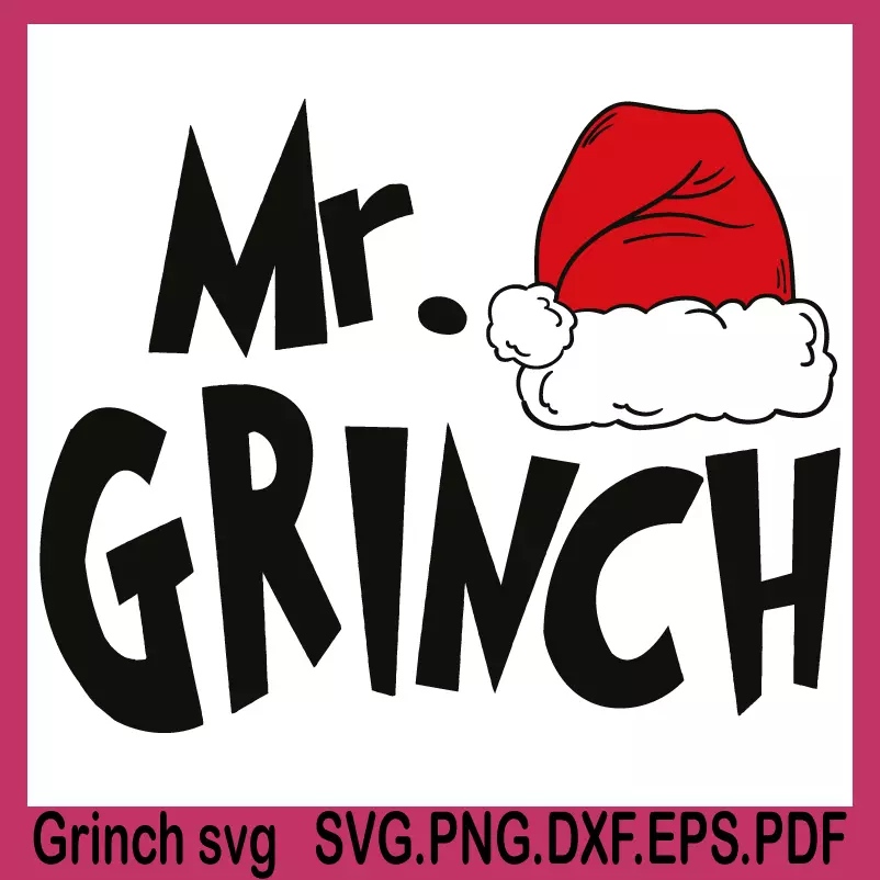 grinch svg, Christmas SVG files, Christmas tree outline SVG