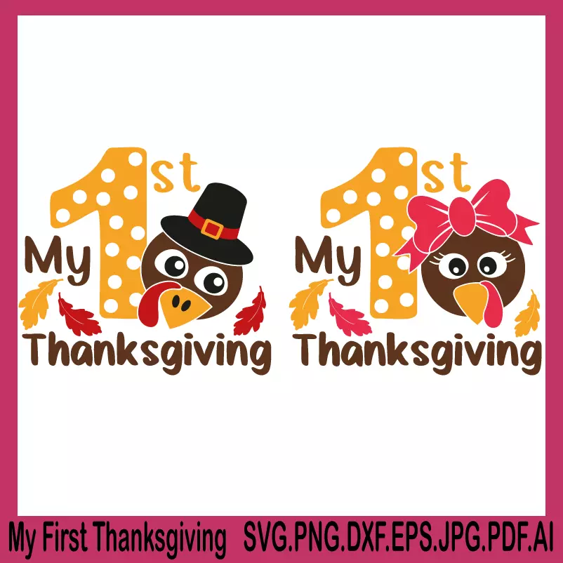 my first thanksgiving svg, funny thanksgiving shirts svg, svg thanksgiving