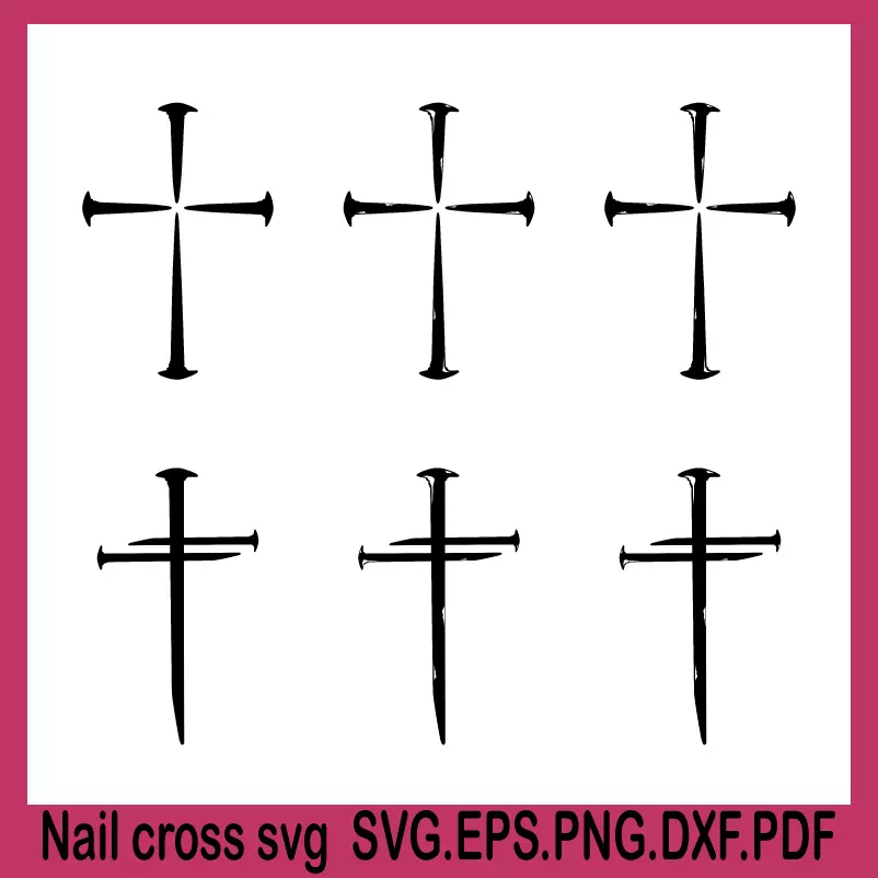 nail cross svg, crosses svg, celtic cross svg