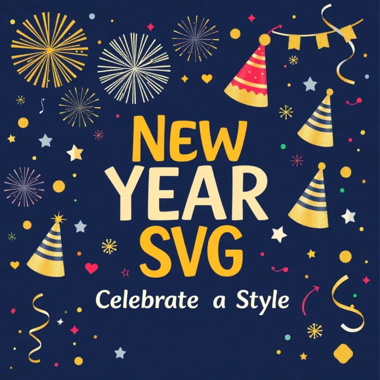 New Year SVG - Festive Designs for the New Year