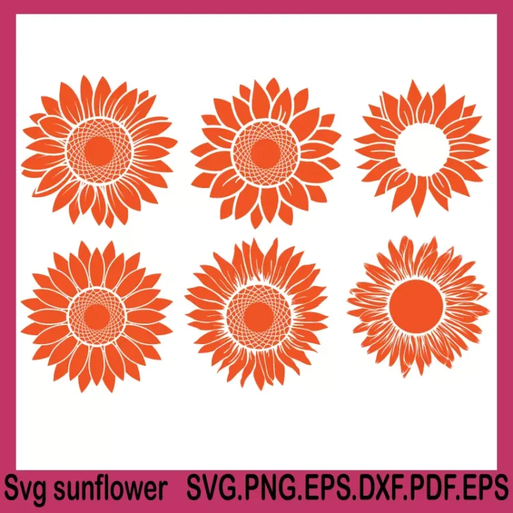 svg sunflower, sunflower svg, sunflowers svg
