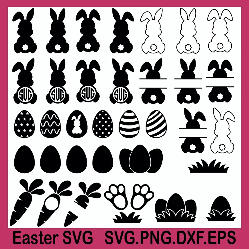 Easter svg, easter bunny svg, easter egg svg